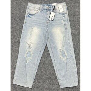 Rue21 Light Blue Distressed Men Jeans